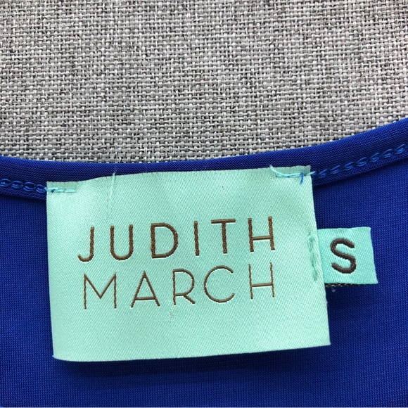 Judith March Blue White Tassel Top Size S - Picture 3 of 5